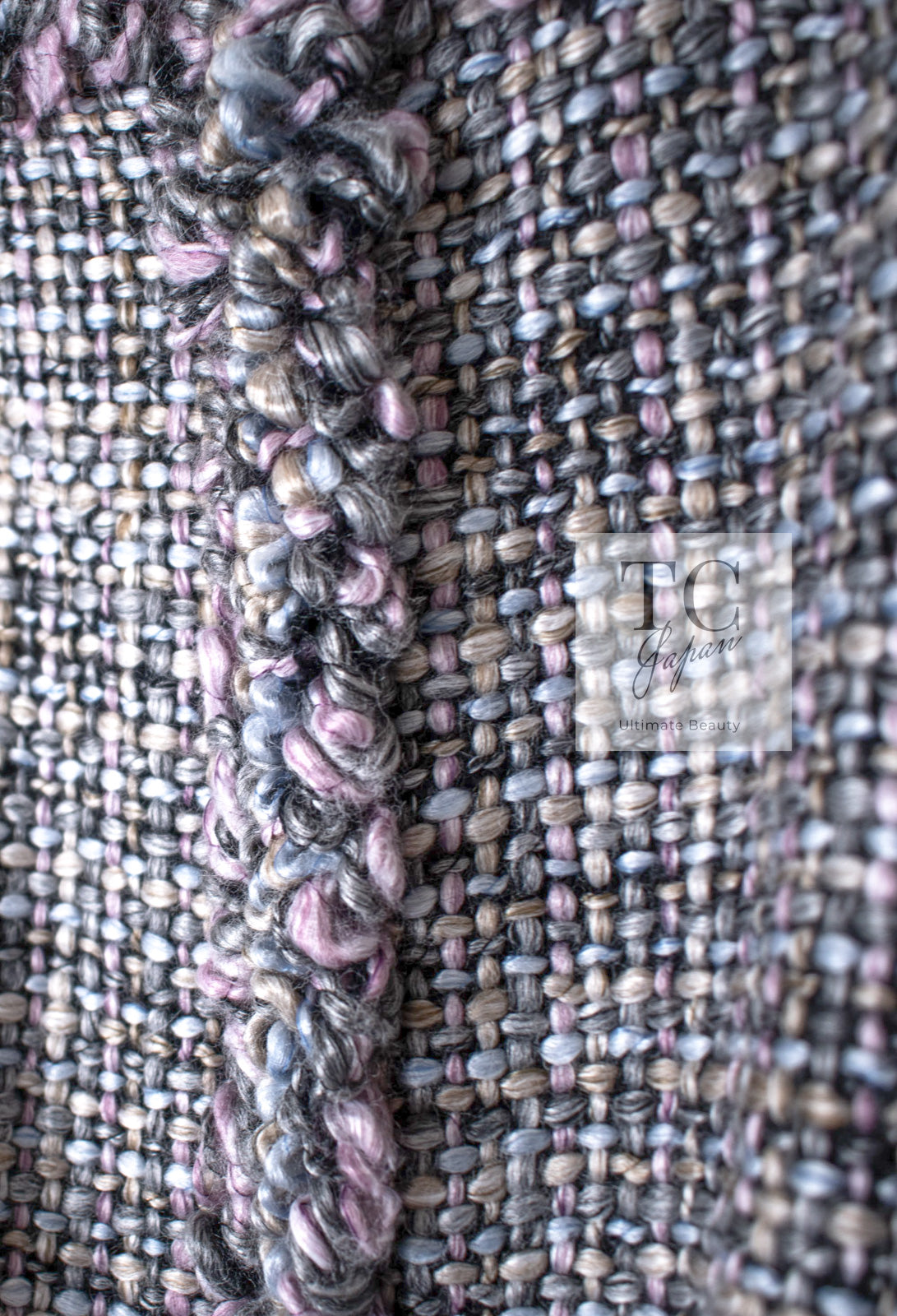 CHANEL 03A Lavender Pink Gray Multicolor Lesage Wool Tweed Jacket 34 36 シャネル ラベンダー ピンク グレー ルサージュ ツイード ジャケット 即発