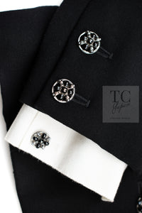 CHANEL 06PF Black Quilted Wool Jacket 38 シャネル ブラック キルティング ウール ジャケット 即発