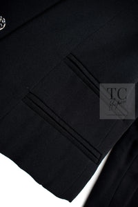 CHANEL 06PF Black Quilted Wool Jacket 38 シャネル ブラック キルティング ウール ジャケット 即発