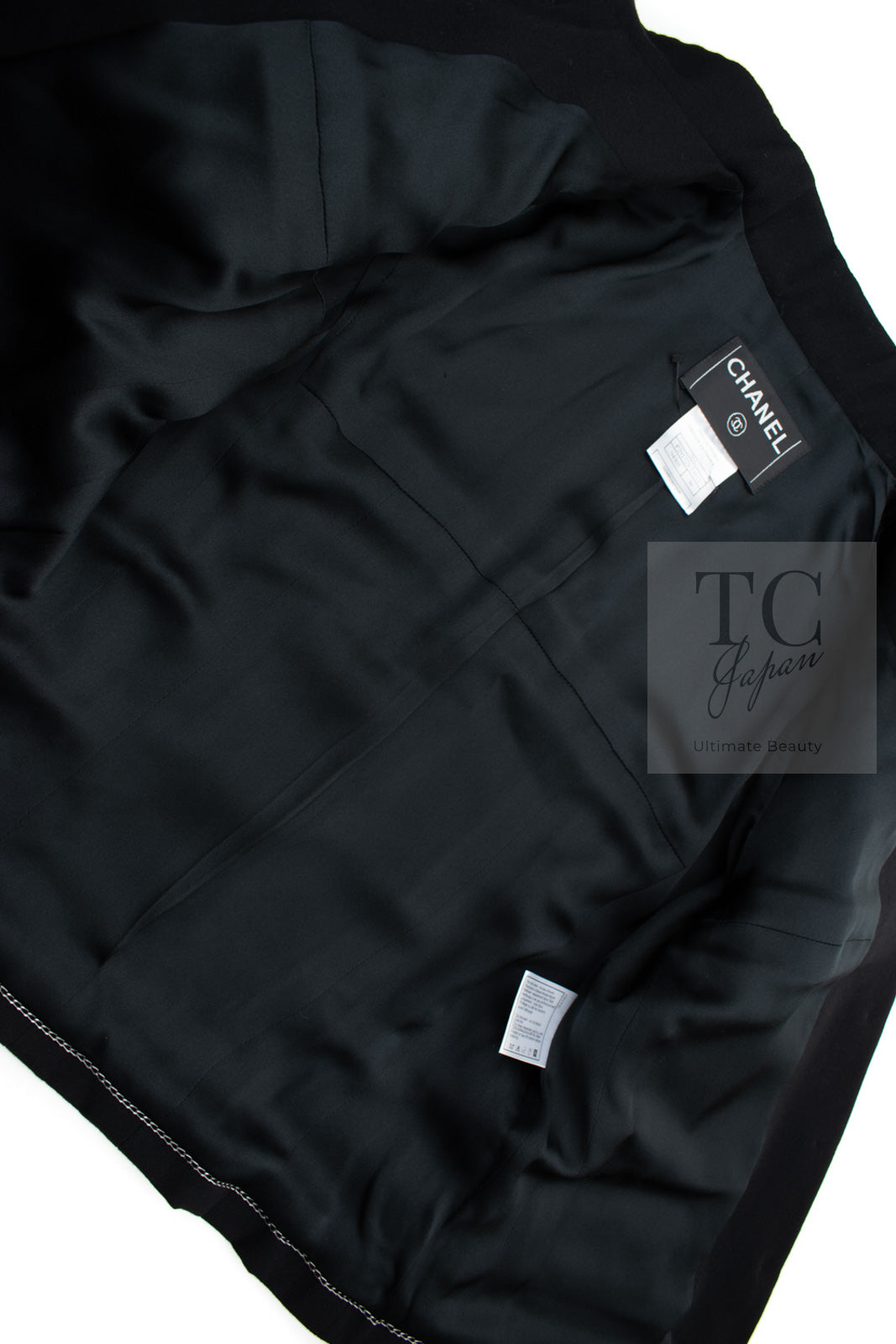 CHANEL 06PF Black Quilted Wool Jacket 38 シャネル ブラック キルティング ウール ジャケット 即発