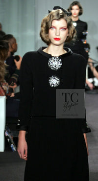 CHANEL 06PF Black Quilted Wool Jacket 38 シャネル ブラック キルティング ウール ジャケット 即発