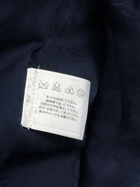 CHANEL 07A Navy Wool Braided Trim Tweed Jacket Dress Setup 42 シャネル ネイビー ウール チェーン ブレイドトリミング ツイード ジャケット ワンピース セットアップ 即発