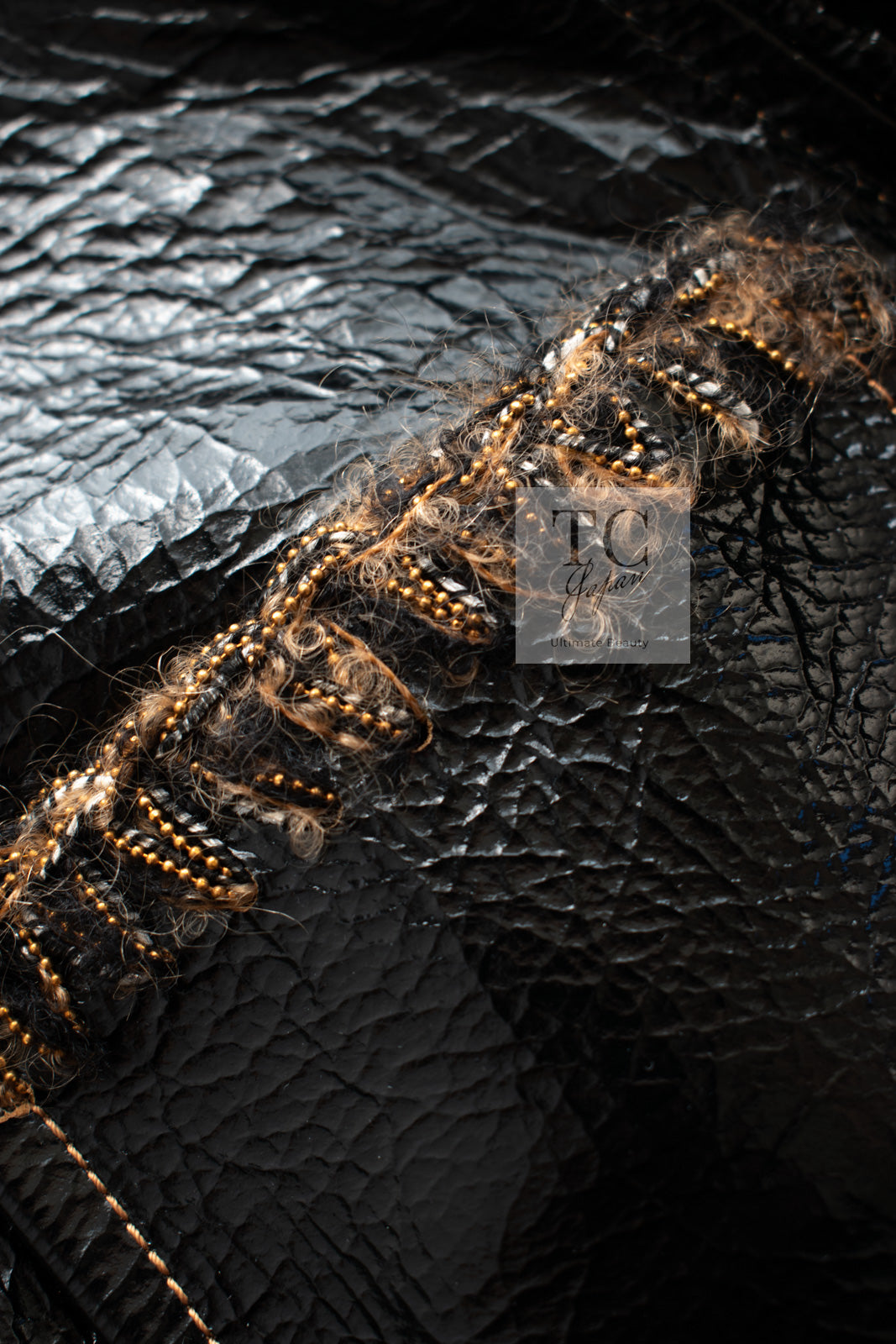 CHANEL 17B Black Lambskin Leather Chain Trim Jacket 36 シャネル ブラック ラム スキン レザー チェーン トリム ジャケット 即発
