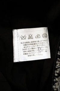 CHANEL 04A Black Choco Le Makeup de Tweed Jacket 34 36 シャネル ブラック チョコ メイクアップ ワッペン ウール ツイード ジャケット 即発