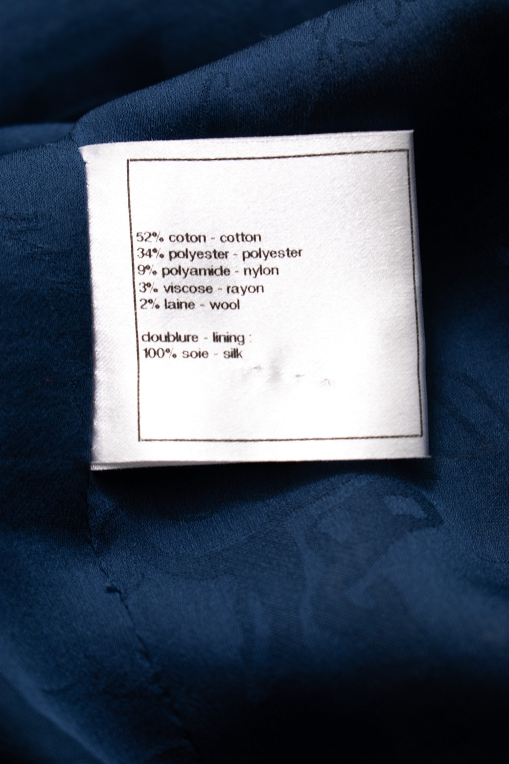 CHANEL 10S Blue Navy Metallic Pearl CC Button Tweed Jacket 38 40 シャネル ネイビー パール ココボタン ルサージュ ツイード ジャケット 即発