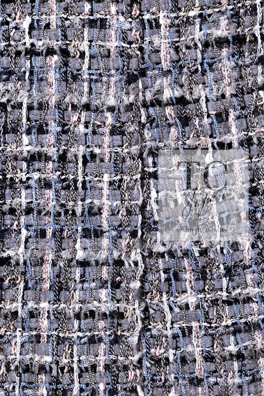 CHANEL 10S Gray Pearl Button Tweed Jacket 34 シャネル グレー パール ココボタン ツイード ジャケット 即発