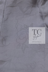CHANEL 10S Gray Pearl Button Tweed Jacket 34 シャネル グレー パール ココボタン ツイード ジャケット 即発