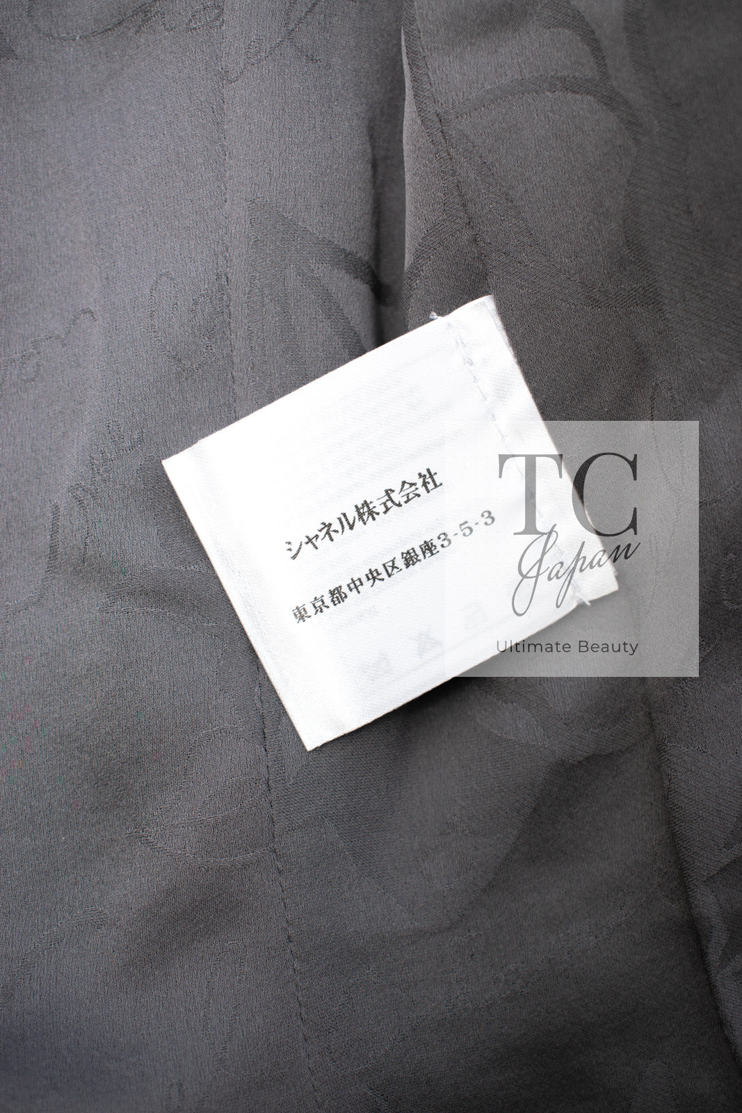 CHANEL 10S Gray Pearl Button Tweed Jacket 34 シャネル グレー パール ココボタン ツイード ジャケット 即発