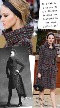 CHANEL 15A Maroon Wine Red Braid Trimming Wool Tweed Jacket Skirt Suit 42 44 シャネル ワインレッド ブレイドトリミング ウール ツイード ジャケット スカート スーツ 即発