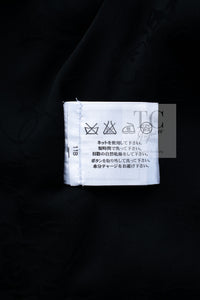 CHANEL 16S Black Blue Metallic Cotton Jacket 34 シャネル ブラック ブルー メタリック コットン ジャケット 即発