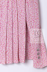 CHANEL 16S Pink Ribbon Fantasy Cotton Tweed Jacket 36 シャネル ピンク リボン ファンタジー コットン ツイード ジャケット 即発