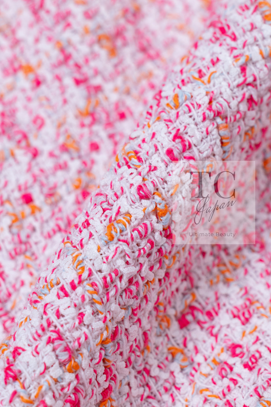 CHANEL 16S Pink Ribbon Fantasy Cotton Tweed Jacket 36 シャネル ピンク リボン ファンタジー コットン ツイード ジャケット 即発