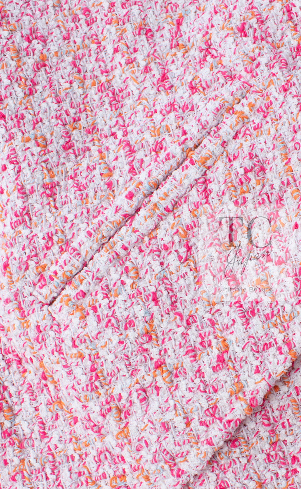 CHANEL 16S Pink Ribbon Fantasy Cotton Tweed Jacket 36 シャネル ピンク リボン ファンタジー コットン ツイード ジャケット 即発