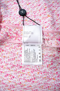 CHANEL 16S Pink Ribbon Fantasy Cotton Tweed Jacket 36 シャネル ピンク リボン ファンタジー コットン ツイード ジャケット 即発