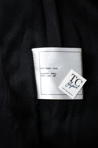 CHANEL 11PF Black Wool Gripoix Buttons Double Jacket Coat 36 シャネル ブラック ウール グリポア 宝石 ボタン ジャケット コート 即発