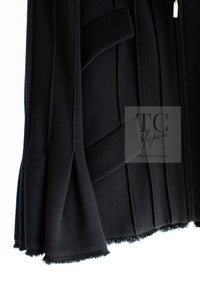 CHANEL 13C Black Flare Sleeves Wool Zipper Tweed Jacket 36 シャネル ブラック フレアスリーブ ウール ジッパー ジャケット 即発