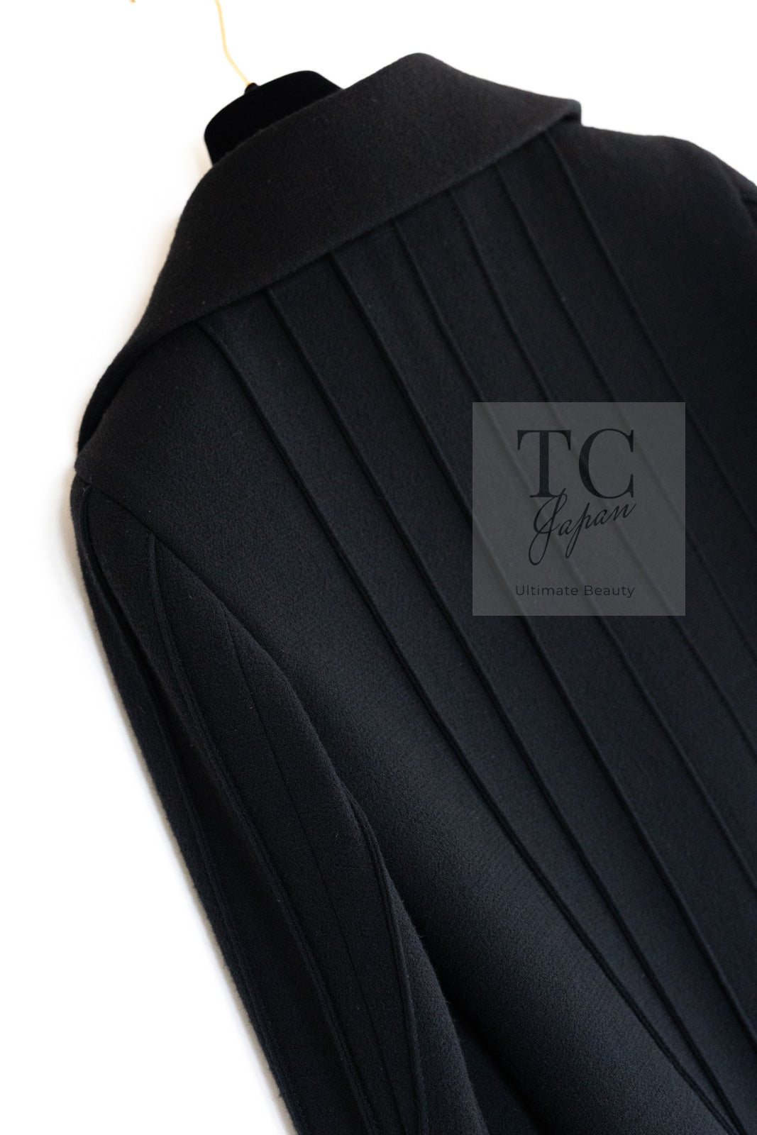 CHANEL 13C Black Flare Sleeves Wool Zipper Tweed Jacket 36 シャネル ブラック フレアスリーブ ウール ジッパー ジャケット 即発