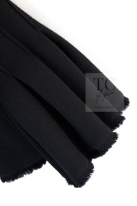 CHANEL 13C Black Flare Sleeves Wool Zipper Tweed Jacket 36 シャネル ブラック フレアスリーブ ウール ジッパー ジャケット 即発