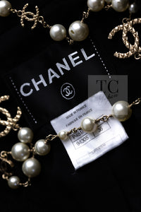 CHANEL 13C Black Flare Sleeves Wool Zipper Tweed Jacket 36 シャネル ブラック フレアスリーブ ウール ジッパー ジャケット 即発