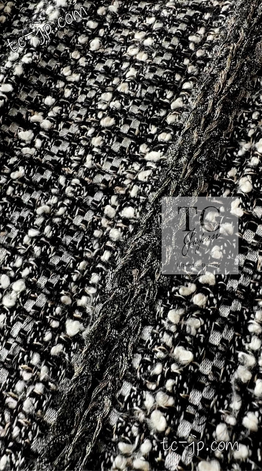 CHANEL 06S Gray Silver Metallic Trim Collarless Tweed Cardigan Jacket 34 シャネル グレー シルバー メタリック トリム 襟なし ツイード カーディガン ジャケット 即発