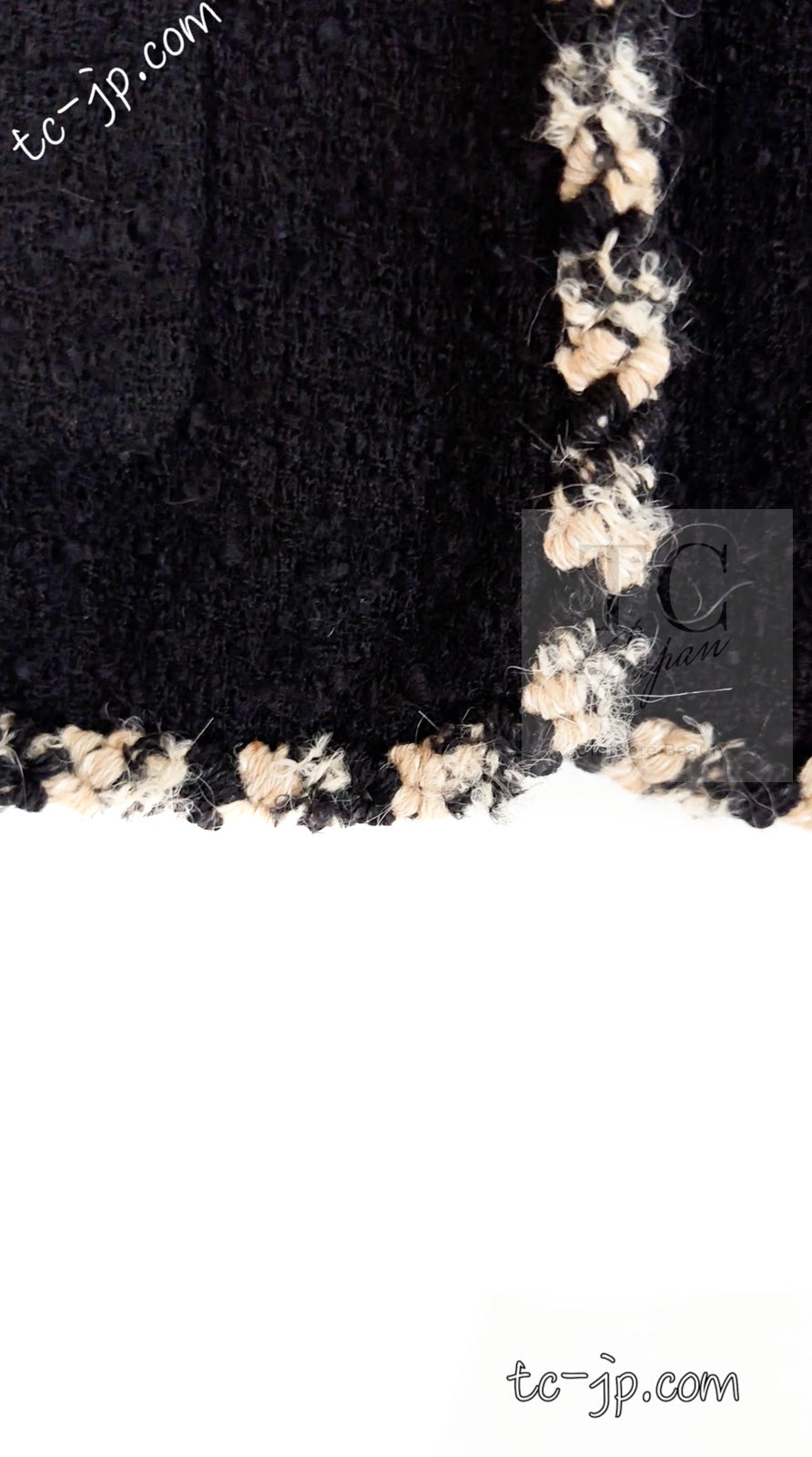 CHANEL 06A Black Trimming Wool Tweed Jacket 38 シャネル ブラック トリミング ウール ツイード ジャケット 即発