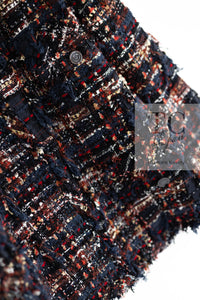 CHANEL 07A Brown Multicolor Tweed Jacket 38 シャネル ブラウン マルチカラー ツイード ジャケット 即発