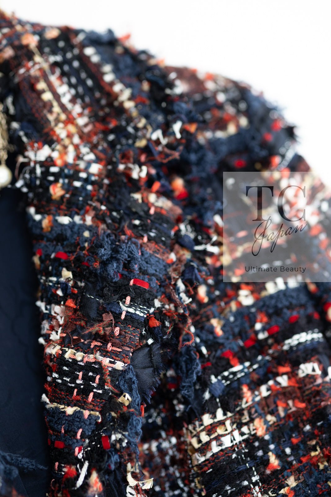 CHANEL 07A Brown Multicolor Tweed Jacket 38 シャネル ブラウン マルチカラー ツイード ジャケット 即発