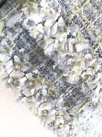 CHANEL 09S Light Gray Mint Cotton Wool Tweed Jacket 36 シャネル ライト グレー ミント コットン ウール ツイード ジャケット 即発