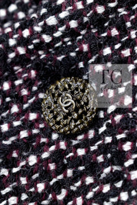 CHANEL 12A Motorcycle Wool Alpaca Tweed Jacket 38 シャネル モーターサイクル ウール アルパカ ツイード ジャケット 即発