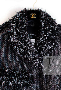 CHANEL 12A Motorcycle Wool Alpaca Tweed Jacket 38 シャネル モーターサイクル ウール アルパカ ツイード ジャケット 即発