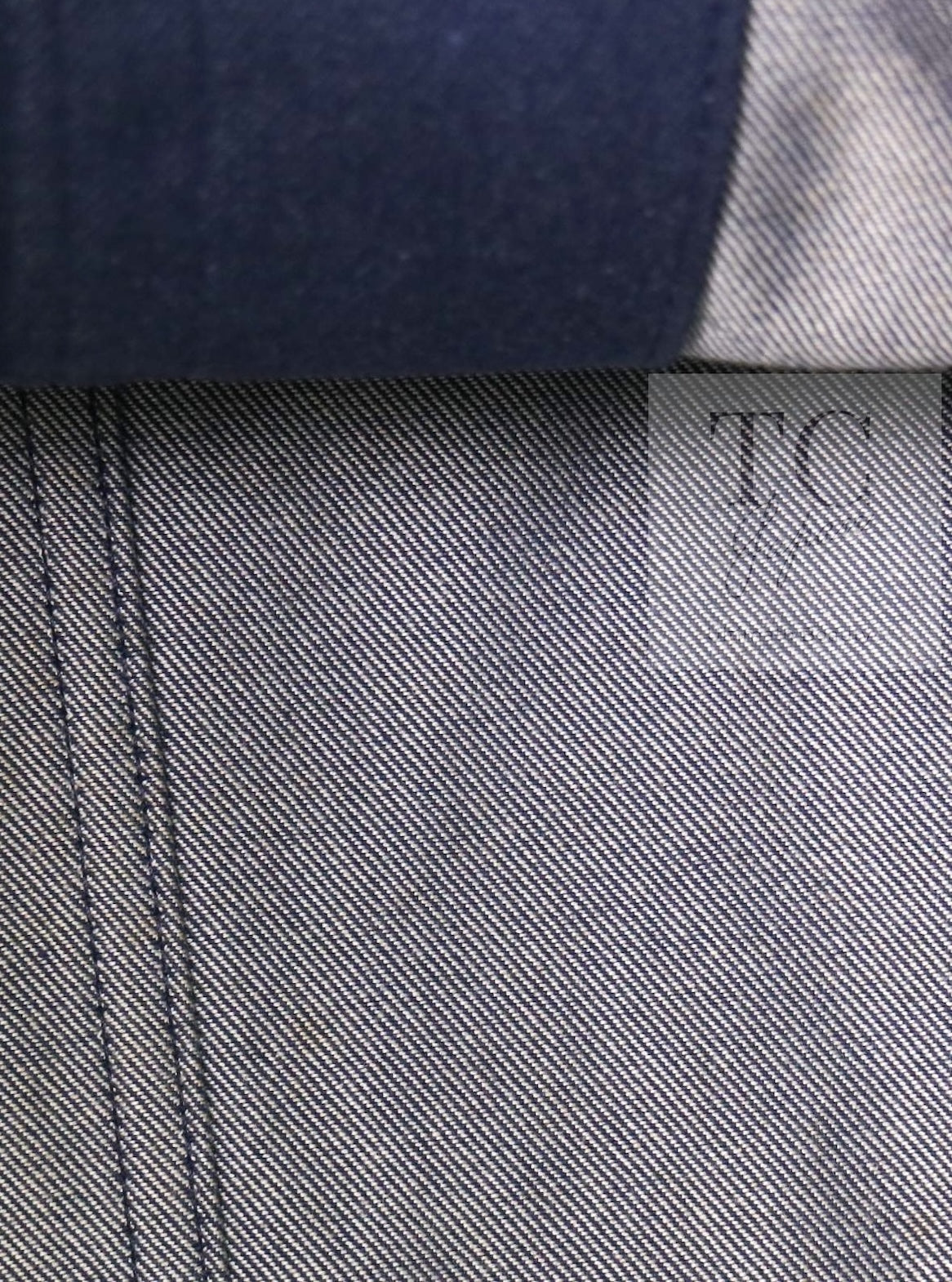 CHANEL 04A Blue Cotton Denim Zipper Dress Coat 38 シャネル ブルー コットン デニム ジッパー ワンピース コート 即発