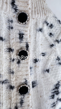 CHANEL 21PF Ivory Cashmere Wool Knit Tops Vest Sweater 38 シャネル アイボリー カシミア ウール ニット トップス ベスト セーター 即発
