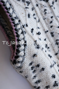 CHANEL 21PF Ivory Cashmere Wool Knit Tops Vest Sweater 38 シャネル アイボリー カシミア ウール ニット トップス ベスト セーター 即発