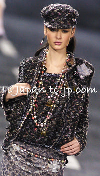CHANEL 04A Multicolor Tweed Jacket Skirt Suit 38 シャネル マルチカラー ツイード ジャケット スカート スーツ 即発