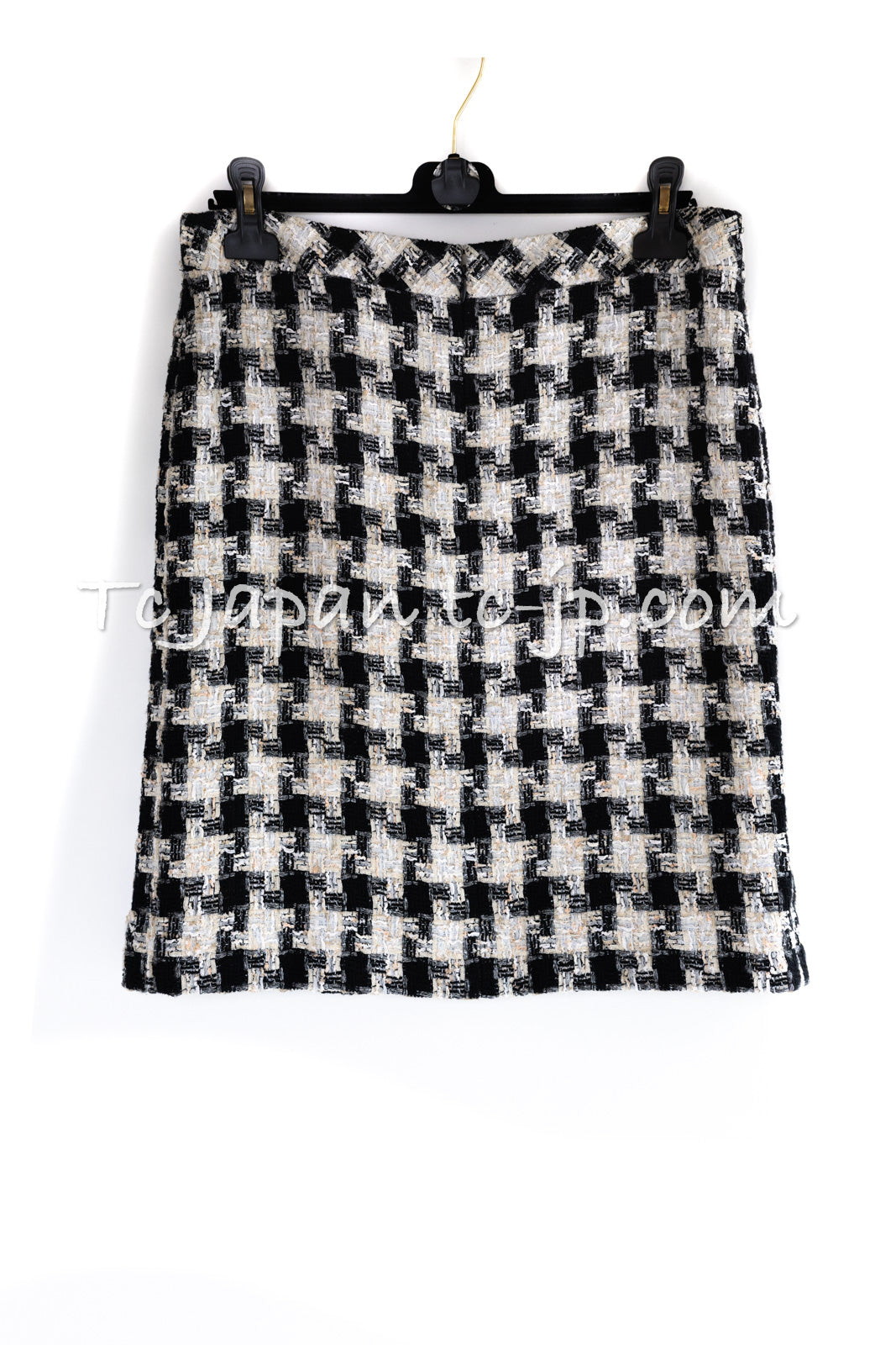 CHANEL 04PF Ivory Beige Bow Ribbon Jacket Skirt Suit 38 42 シャネル アイボリー ベージュ リボン ツイード ジャケット スカート スーツ 即発