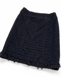 CHANEL 05C Black Chiffon Lace Camellia Buttons Jacket 38 44 シャネル ブラック・シフォン・レース・カメリアボタン・ジャケット 即発