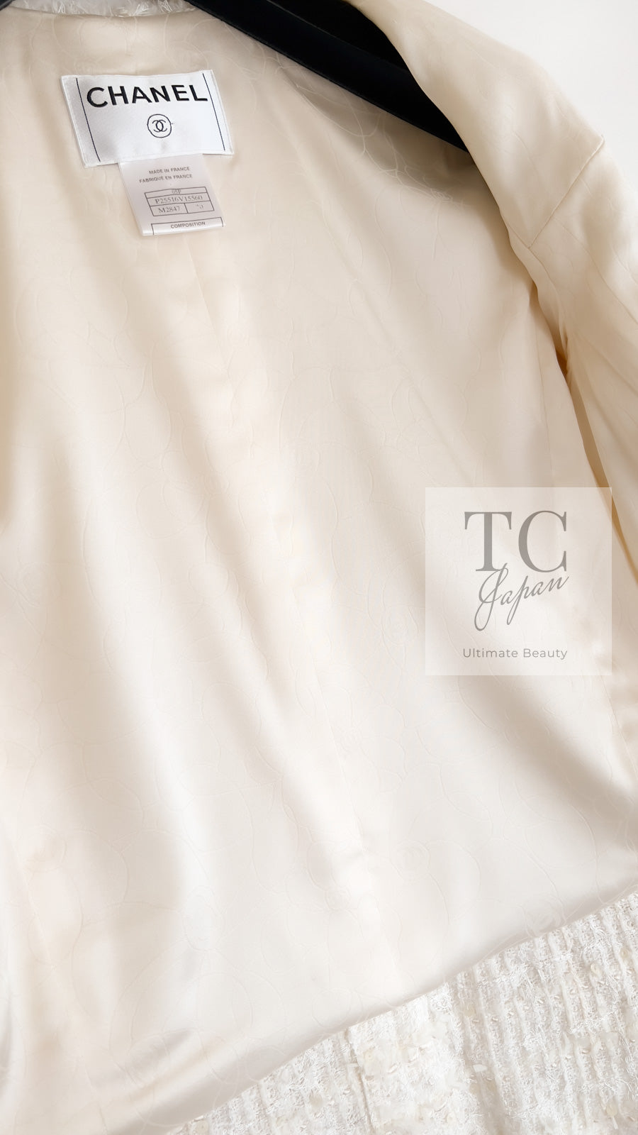 CHANEL 05S White Ivory Lesage Tweed Jacket 36 シャネル ホワイト アイボリー ルサージュ ツイード ジャケット 即発