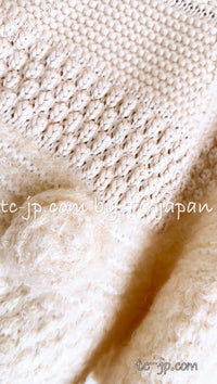 CHANEL 06A Ivory Creme Cashmere Mohair Cape Cardigan 38 46 48 50 シャネル カシミア モヘア アイボリー クリーム ポンチョ ケープ カーディガン 即発