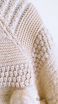 CHANEL 06A Ivory Creme Cashmere Mohair Cape Cardigan 38 46 48 50 シャネル カシミア モヘア アイボリー クリーム ポンチョ ケープ カーディガン 即発