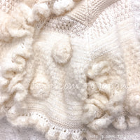 CHANEL 06A Ivory Creme Cashmere Mohair Cape Cardigan 36 38 シャネル カシミア モヘア アイボリー クリーム ポンチョ ケープ カーディガン 即発