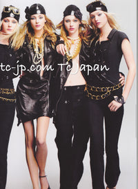 CHANEL 07C Black Round Neck Jacket 38 40 訳あり シャネル ブラック・胸紐・ツイード・ジャケット 即発 - TC JAPAN
