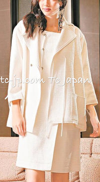 CHANEL 07C Black Round Neck Jacket 38 40 訳あり シャネル ブラック・胸紐・ツイード・ジャケット 即発 - TC JAPAN