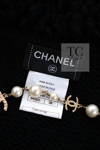 CHANEL 11A Black Cashmere 100% Cardigan Jacket 34 36 38 40 42 シャネル ブラック カシミア 100% カーディガン ジャケット 即発 - TC JAPAN