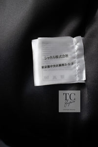 CHANEL 14B Gray Metallic Wool Cashmere Coat 34 36 38 シャネル グレー メタリック ウール カシミア ふんわり 艶やか ツイード コート 即発