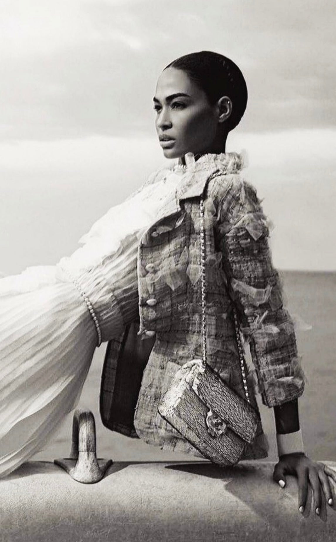 CHANEL 12S Camel Beige Organdy Jacket 36 シャネル キャメル ベージュ オーガンジー ジャケット 即発