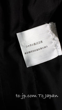 CHANEL 04PF Ivory Beige Bow Ribbon Jacket Skirt Suit 38 42 シャネル アイボリー ベージュ リボン ツイード ジャケット スカート スーツ 即発