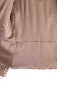 CHANEL 04A Beige Multi Color Lesage Jacket Cashmere Lining Skirt Suit Tops 38 40 シャネル ベージュ・マルチカラー・ルサージュ・ジャケット・スカート・スーツ・トップス 即発 - TC JAPAN