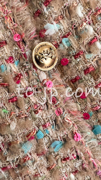 CHANEL 04A Beige Multi Color Lesage Jacket Cashmere Lining Skirt Suit Tops 38 40 シャネル ベージュ・マルチカラー・ルサージュ・ジャケット・スカート・スーツ・トップス 即発 - TC JAPAN