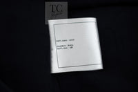 CHANEL 12A Navy Gripoix Button Wool Jersey Knit Dress 34 36 シャネル ネイビー グリポワ宝石 ボタン ウール ジャージ ニット ワンピース 即発 - TC JAPAN