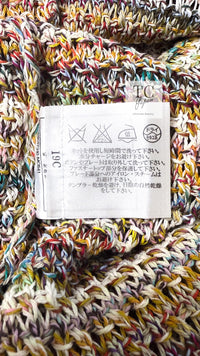 CHANEL 17C Creme Marigold Beige Cotton Stretch Knit Dress 44 シャネル クリーム マリゴールド ベージュ コットン ストレッチ ニット ワンピース 即発